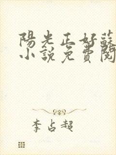 阳光正好苏玥玥小说免费阅读无弹窗