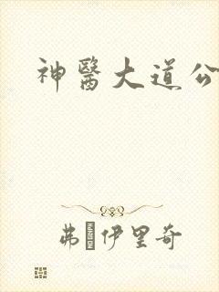 神医大道公2封面