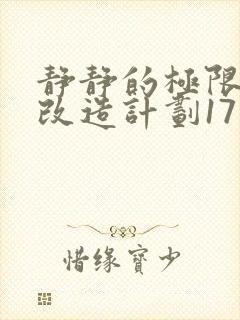 静静的极限自我改造计划17