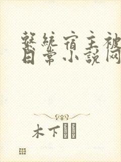 系统宿主被满的日常小说网盘