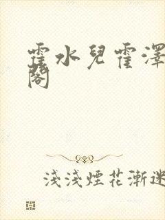 霍水儿霍泽笔趣阁封面