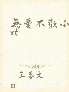 无爱不欢小说txt封面