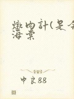 炖肉计(是今)海棠封面