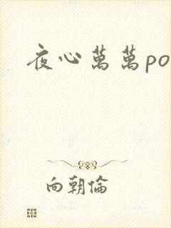 夜心万万po