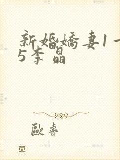 新婚娇妻1一25李晶