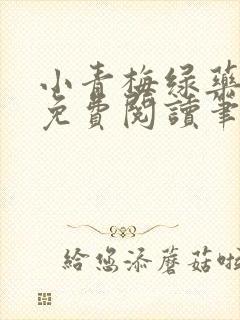 小青梅绿药全文免费阅读笔趣阁