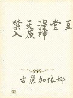 禁天漫堂直接进入原神