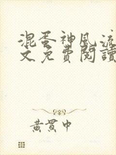 混蛋神风流史全文免费阅读笔趣阁封面