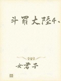 斗罗大陆4小说封面