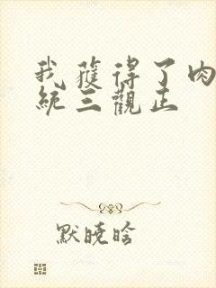 我获得了肉禽系统三观正