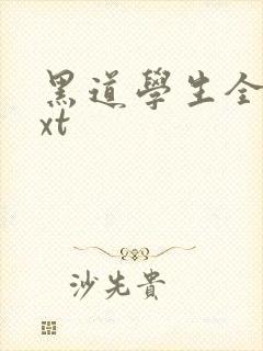 黑道学生全集txt封面