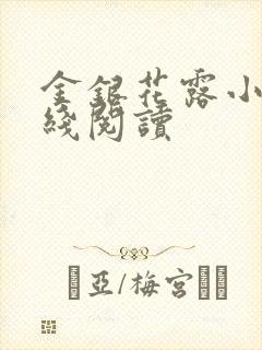 金银花露小说在线阅读