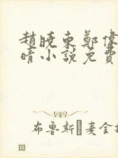 赵晓东郑伟吴雪晴小说免费阅读