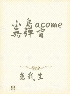 小鸟acome无弹窗封面
