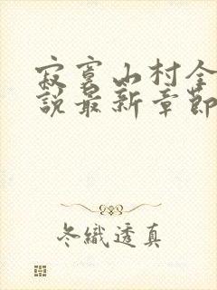 寂寞山村全部小说最新章节