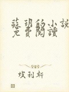 苏玥的小说全文免费阅读封面