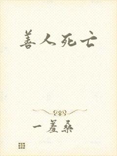 善人死亡封面