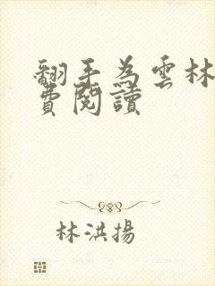 翻手为云林云免费阅读封面