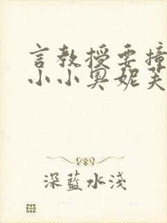 言教授要撞坏了小小奥妮芙原文封面