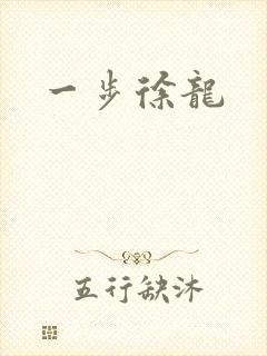 一步徐龙封面