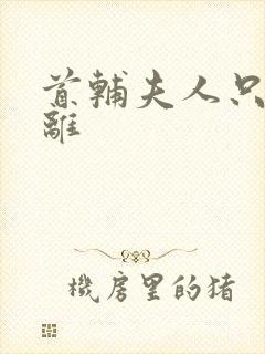 首辅夫人只想和离