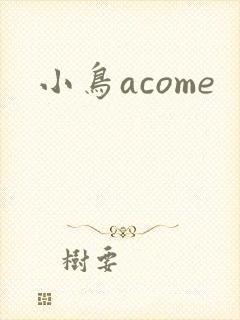 小鸟acome