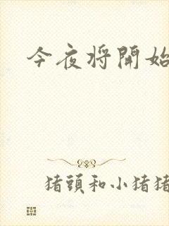 今夜将开始小说