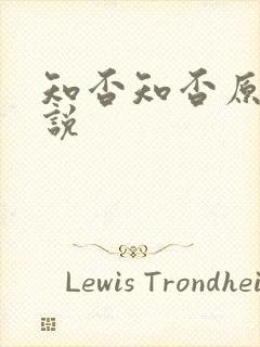 知否知否原著小说