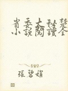 省委大秘楚东恒小说阅读全文