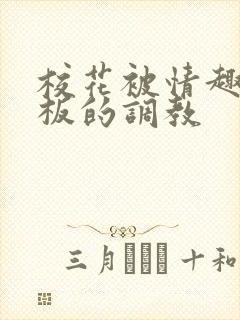 校花被情趣店老板的调教