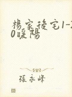 杨家后宅1-20暖阳