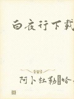 白夜行下载