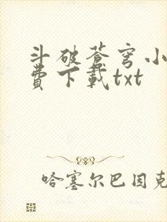 斗破苍穹小说免费下载txt