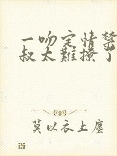 一吻定情禁欲小叔太难撩了封面