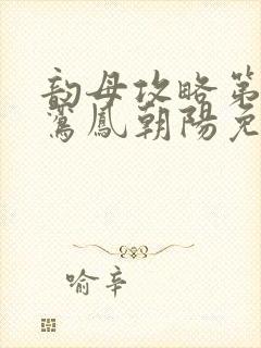 韵母攻略第二部鸾凤朝阳免费阅读