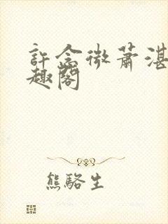 许念微萧湛明笔趣阁