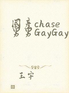 国产chase男男GayGay