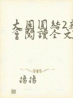 大团圆结2亲情会阅读全文