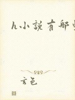 h小说有哪些封面