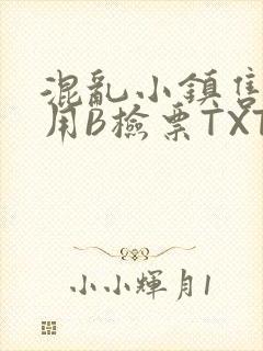 混乱小镇售票员用B检票TXT