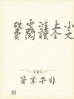 破云淮上小说免费阅读全文