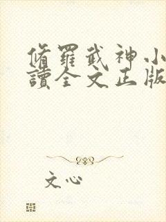 修罗武神小说阅读全文正版封面