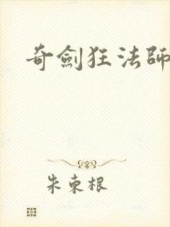 奇剑狂法师封面