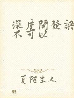 深度开发梁医生不可以封面