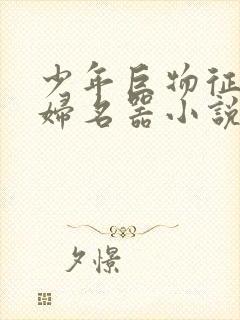 少年巨物征服美妇名器小说