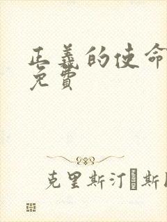 正义的使命全文免费