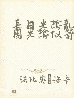 长日光阴乱作一团光阴似箭眇眇