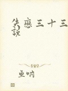 失恋三十三天小说