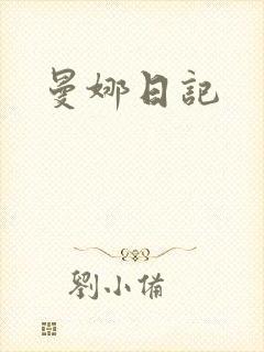 曼娜日记封面