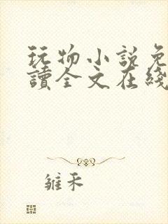 玩物小说免费阅读全文在线阅笔趣阁无弹窗